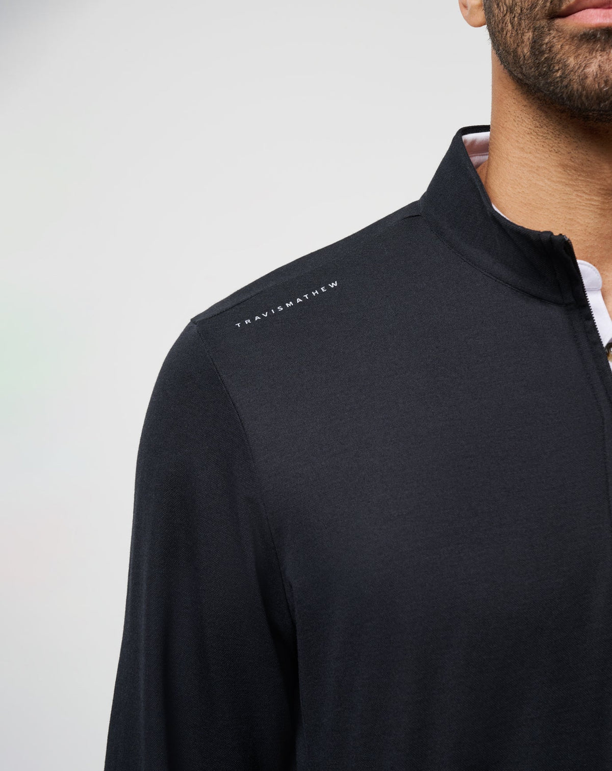 TravisMathew | Texas A&M Time To Tailgate Quarter Zip - Black