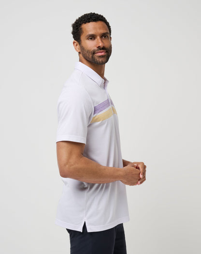 TravisMathew | LSU Top Recruit Polo - White/Purple