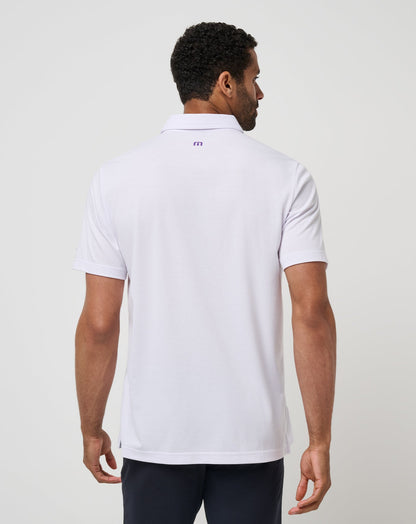 TravisMathew | LSU Top Recruit Polo - White/Purple