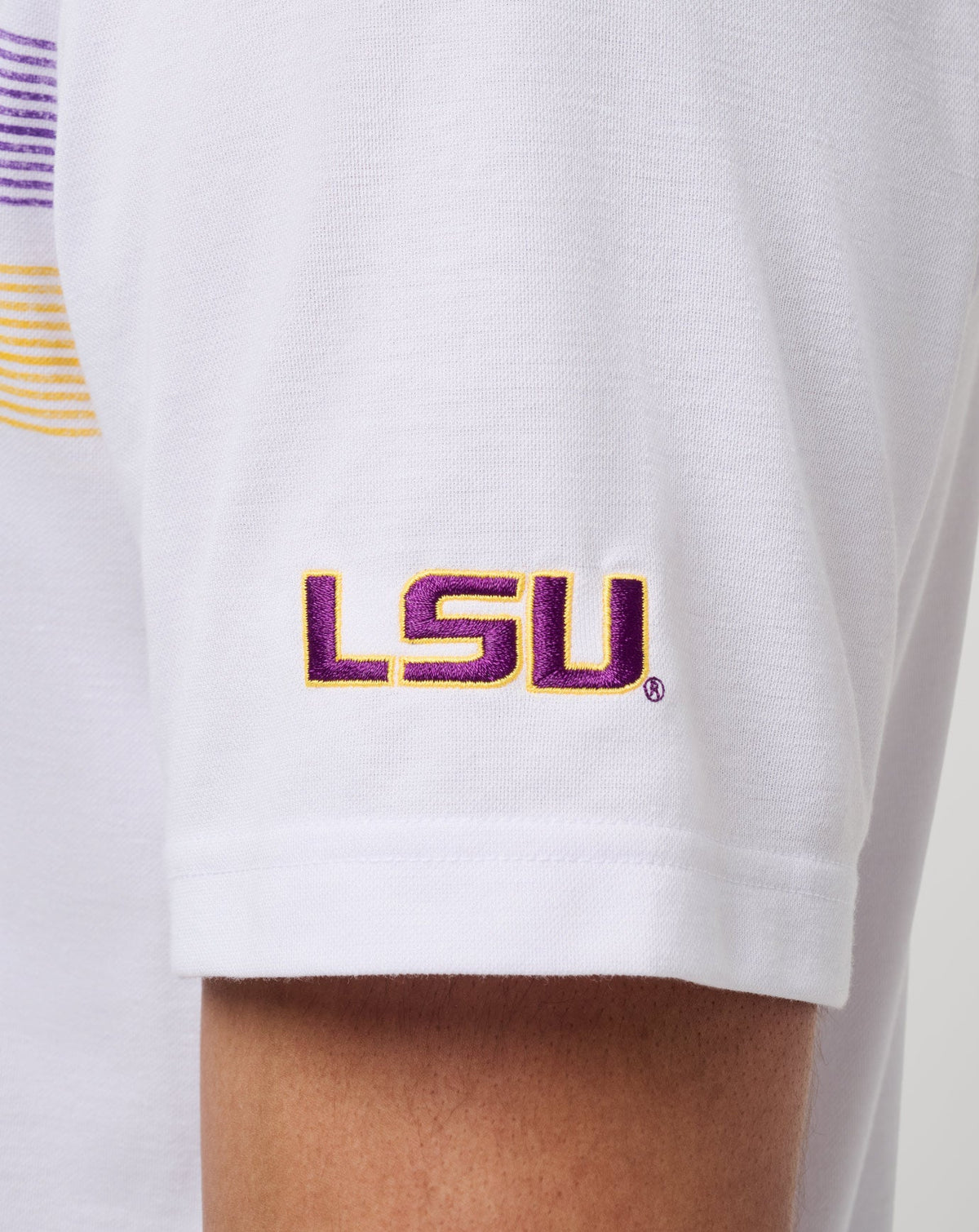 TravisMathew | LSU Top Recruit Polo - White/Purple