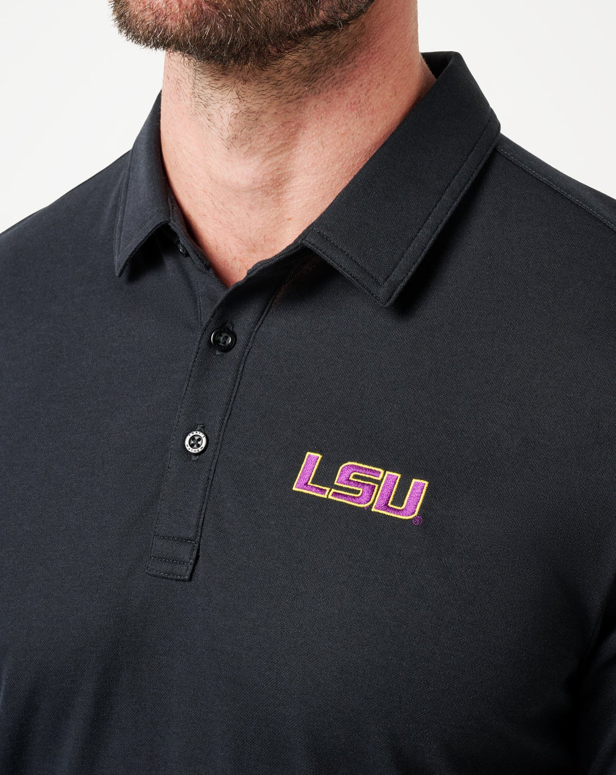 TravisMathew | LSU School Pride Polo - Black