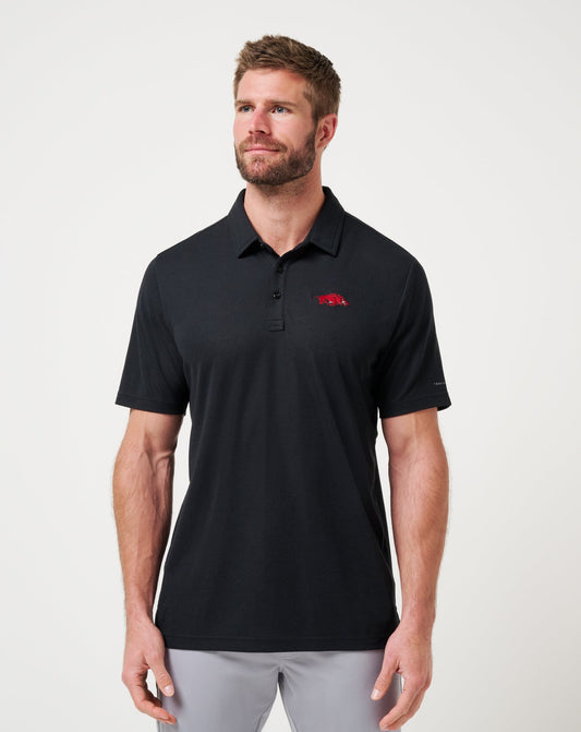 TravisMathew | Arkansas School Pride Polo - Black