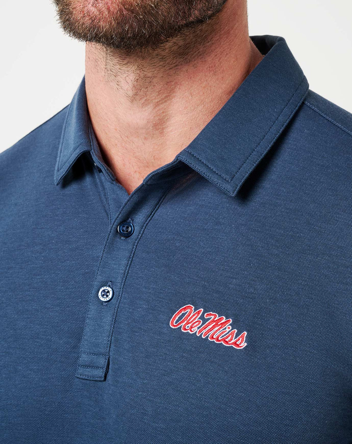 TravisMathew | Mississippi School Pride Polo - Navy