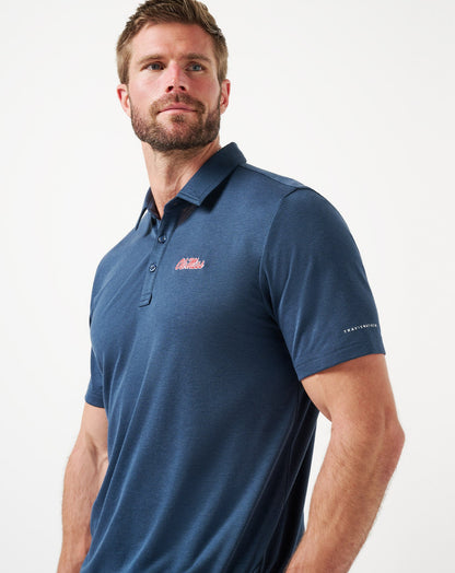 TravisMathew | Mississippi School Pride Polo - Navy