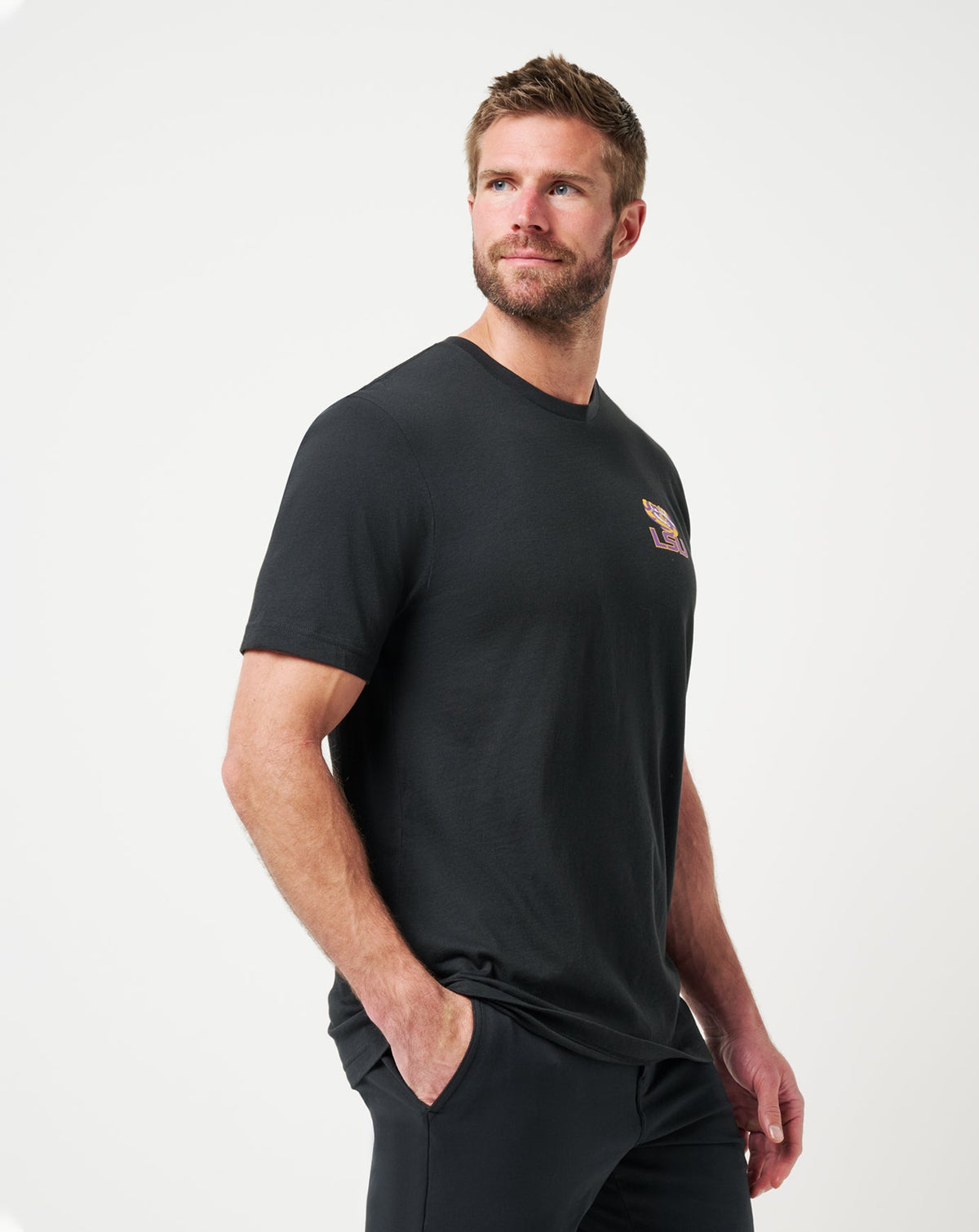 TravisMathew | LSU Friendly Rivalry Tee - Black