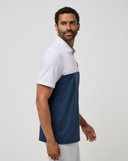 TravisMathew | Auburn Drop Back Polo - White/Navy