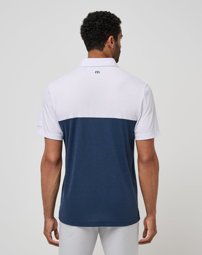 TravisMathew | Auburn Drop Back Polo - White/Navy
