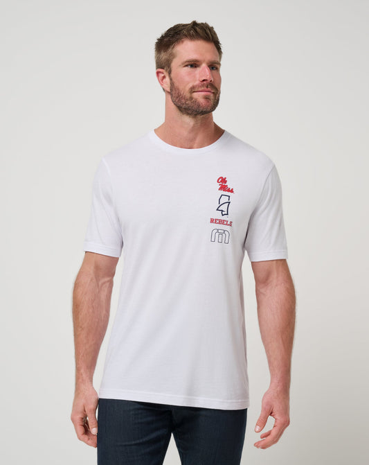 TravisMathew | Mississippi Playoffs 2.0 Tee - White