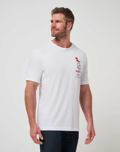 TravisMathew | Mississippi Playoffs 2.0 Tee - White
