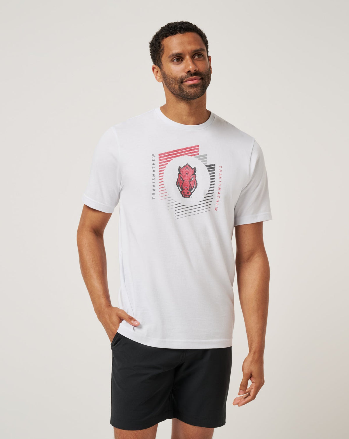 TravisMathew | Arkansas Underdogs Tee - White