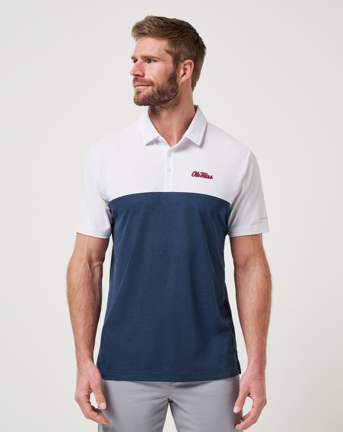 TravisMathew | Mississippi Drop Back Polo - White/Navy