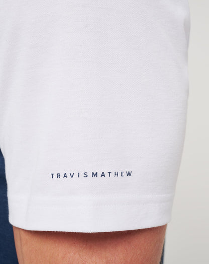 TravisMathew | Mississippi Drop Back Polo - White/Navy