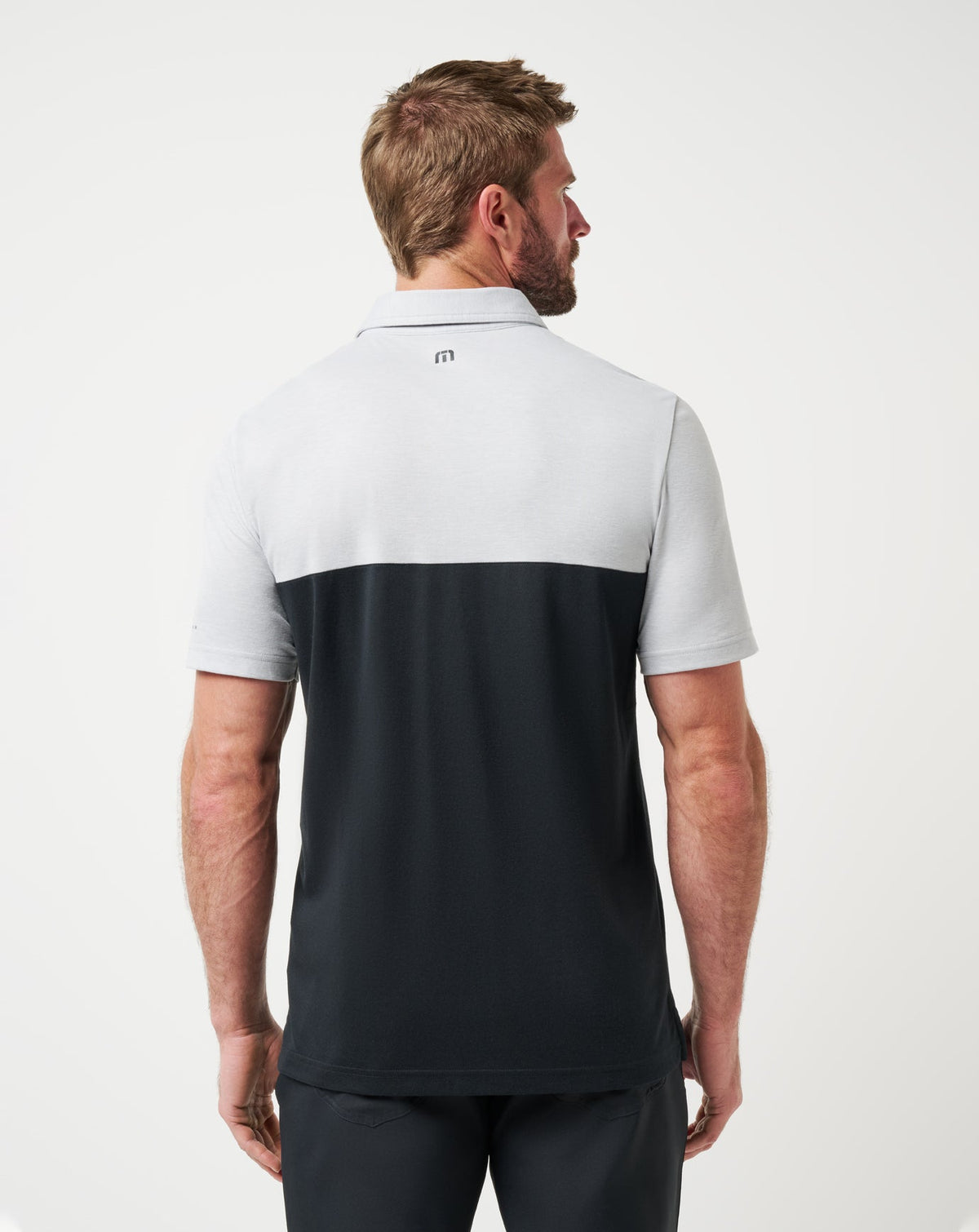 TravisMathew | Alabama Drop Back Polo - Heather Grey/Black