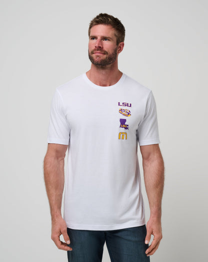 TravisMathew | LSU Playoffs 2.0 Tee - White