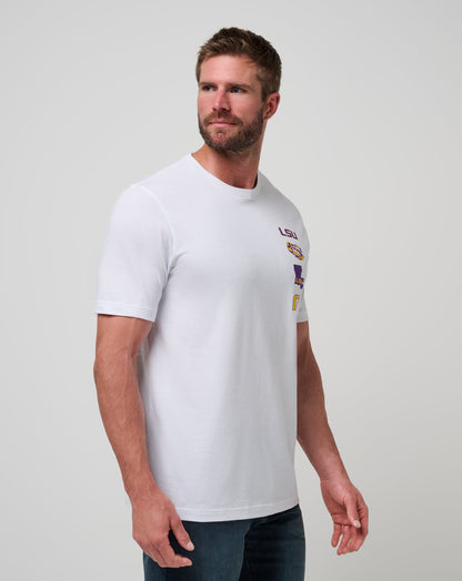 TravisMathew | LSU Playoffs 2.0 Tee - White