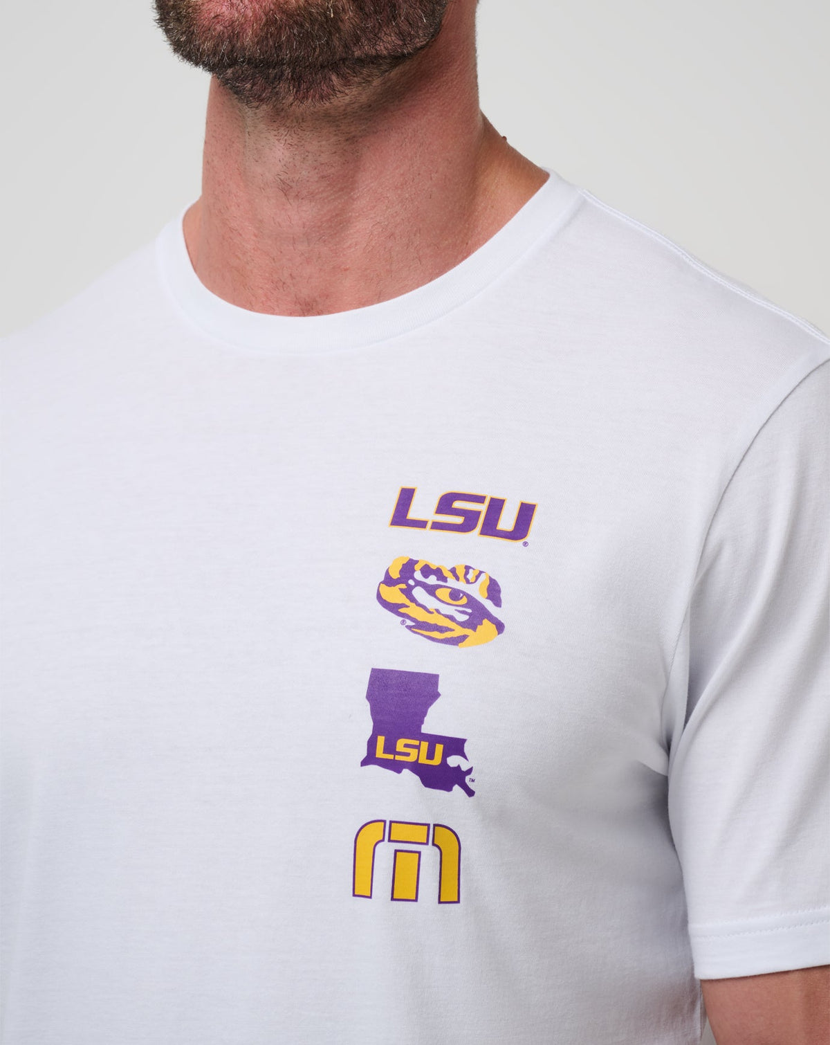 TravisMathew | LSU Playoffs 2.0 Tee - White