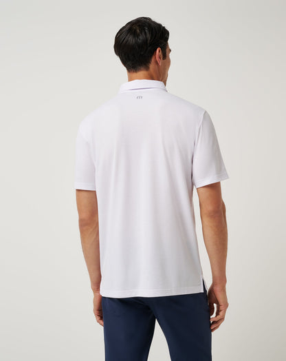 TravisMathew | Auburn Top Recruit Polo - White/Navy
