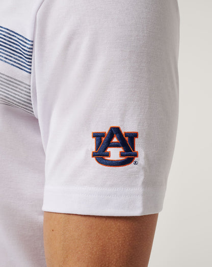 TravisMathew | Auburn Top Recruit Polo - White/Navy