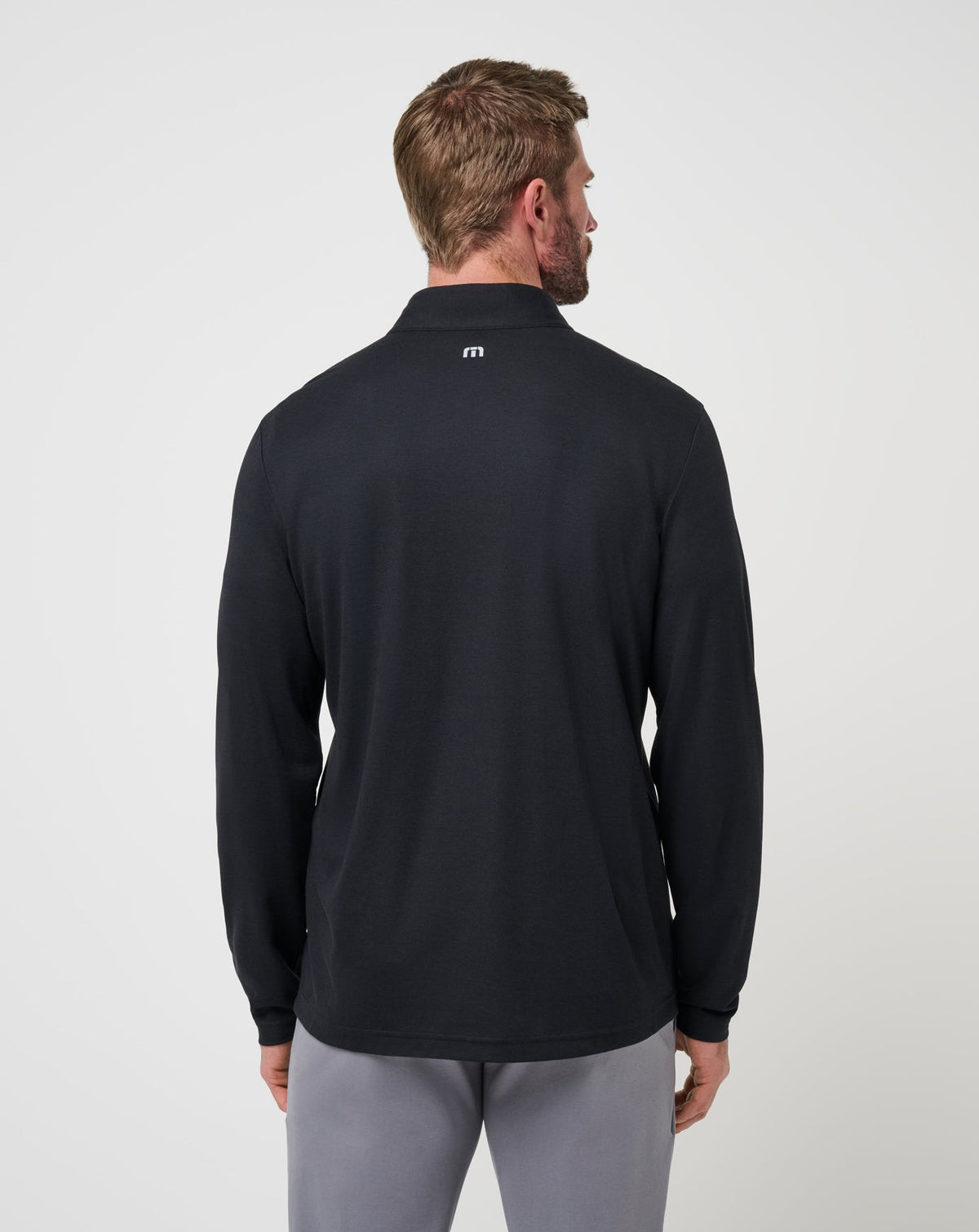 TravisMathew | Iowa Time To Tailgate Quarter Zip - Black