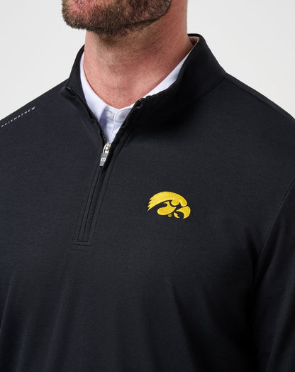 TravisMathew | Iowa Time To Tailgate Quarter Zip - Black