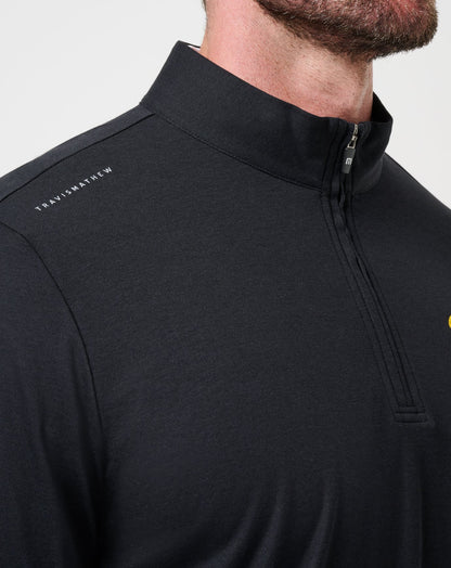TravisMathew | Iowa Time To Tailgate Quarter Zip - Black