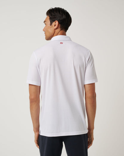 TravisMathew | USC Top Recruit Polo - White/Cardinal
