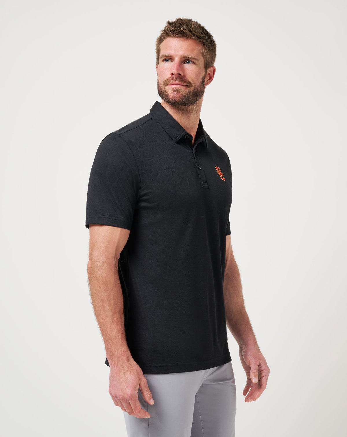 TravisMathew | USC School Pride Polo - Black