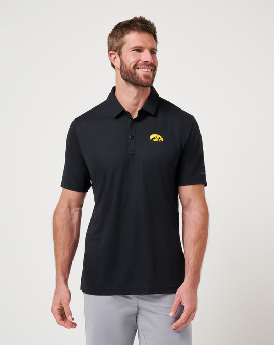 TravisMathew | Iowa School Pride Polo - Black