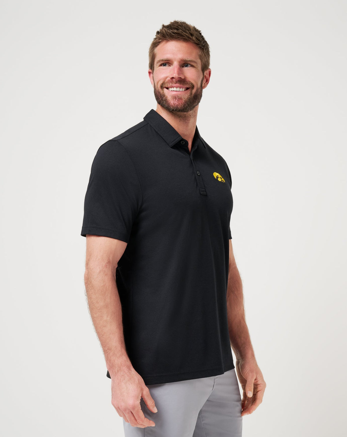 TravisMathew | Iowa School Pride Polo - Black