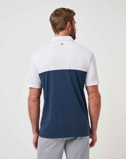 TravisMathew | Michigan Drop Back Polo - White/Navy