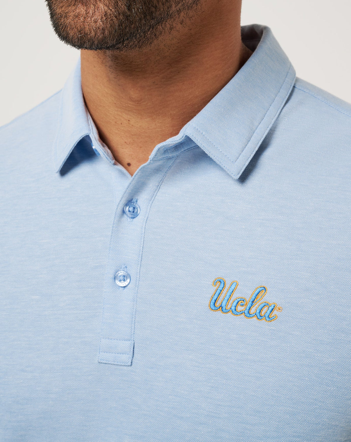 TravisMathew | UCLA School Pride Polo - Heather Blue