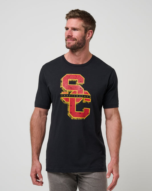TravisMathew | USC Fight Song Tee - Black