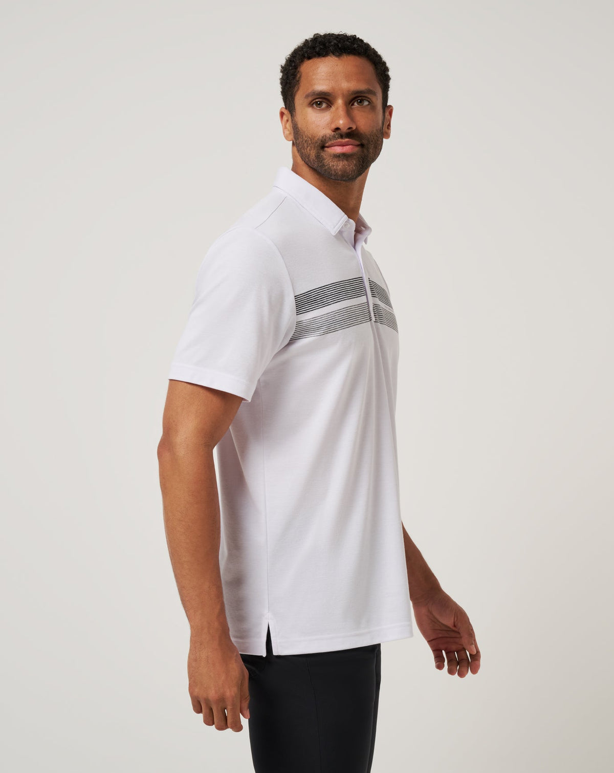 TravisMathew | Iowa Top Recruit Polo - White/Black