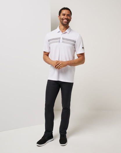 TravisMathew | Iowa Top Recruit Polo - White/Black