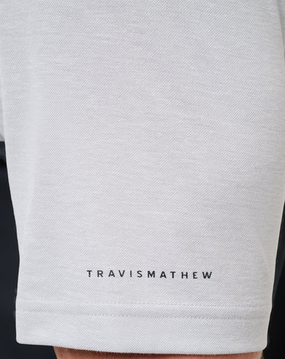TravisMathew | USC Drop Back Polo - Heather Grey/Black
