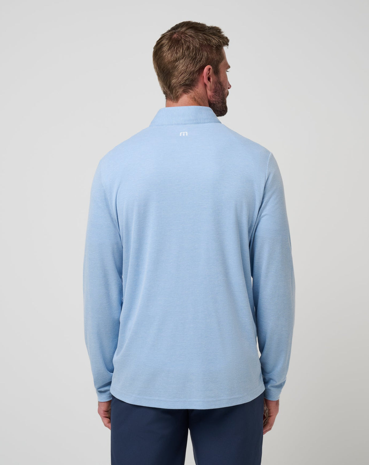 TravisMathew | UCLA Time To Tailgate Quarter Zip - Heather Blue