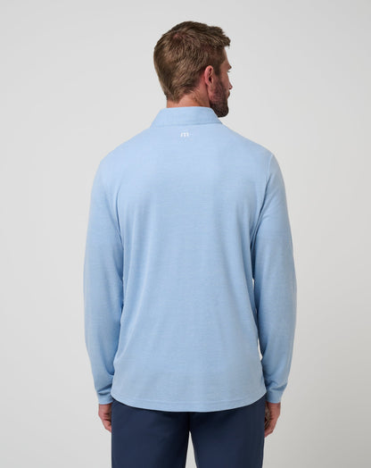 TravisMathew | UCLA Time To Tailgate Quarter Zip - Heather Blue