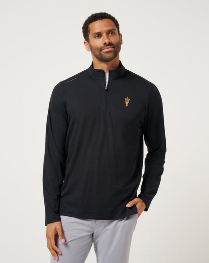 TravisMathew | ASU Time To Tailgate Quarter Zip - Black