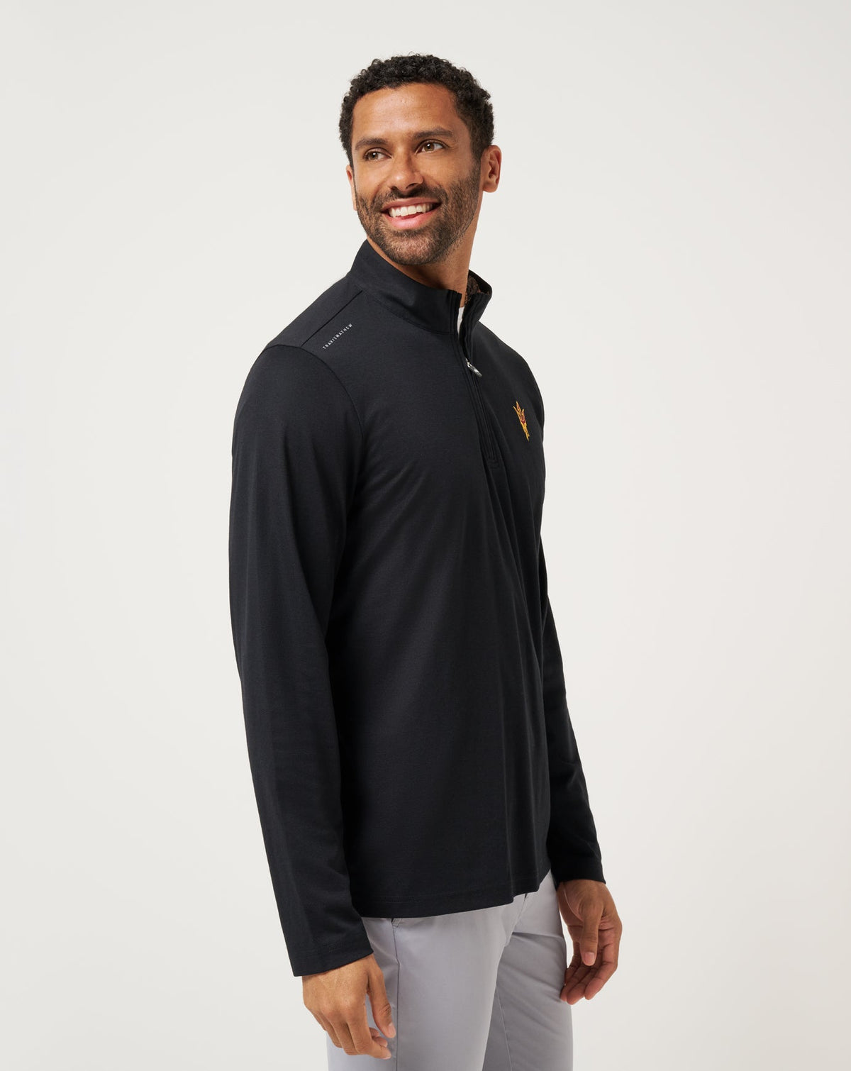 TravisMathew | ASU Time To Tailgate Quarter Zip - Black