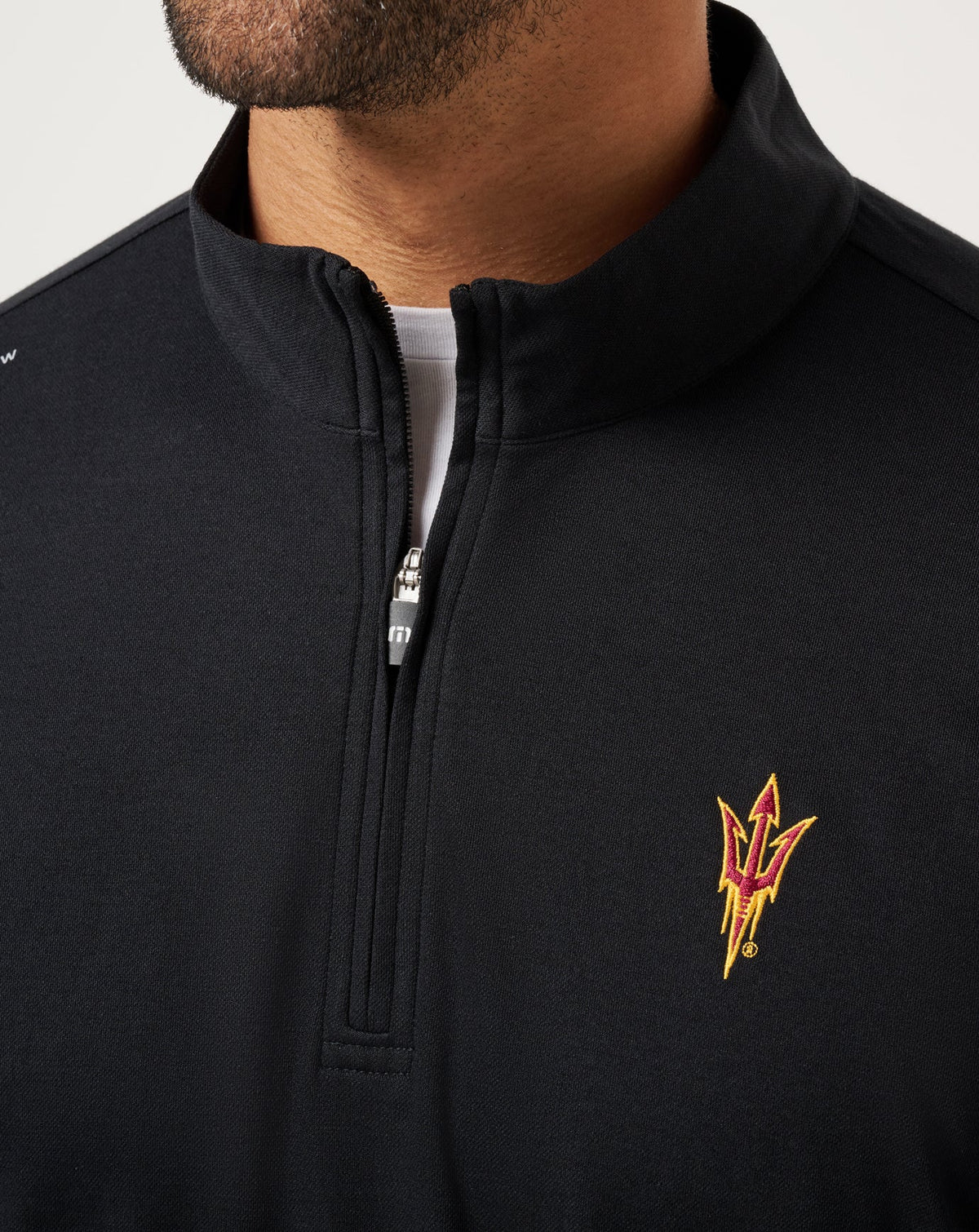 TravisMathew | ASU Time To Tailgate Quarter Zip - Black