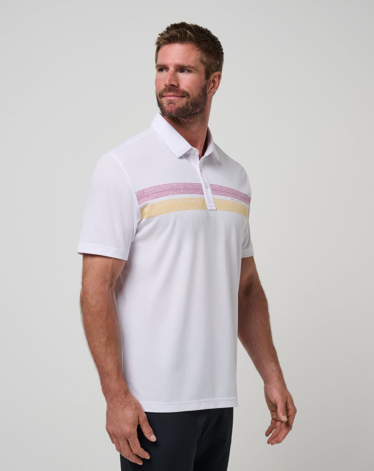 TravisMathew | ASU Top Recruit Polo - White/Maroon