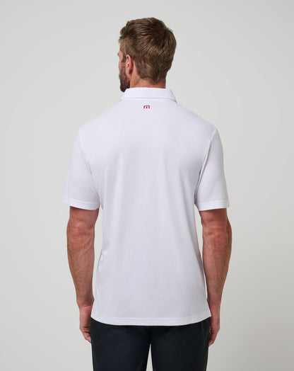 TravisMathew | ASU Top Recruit Polo - White/Maroon