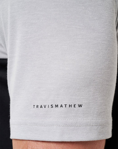 TravisMathew | ASU Drop Back Polo - Heather Grey/Black
