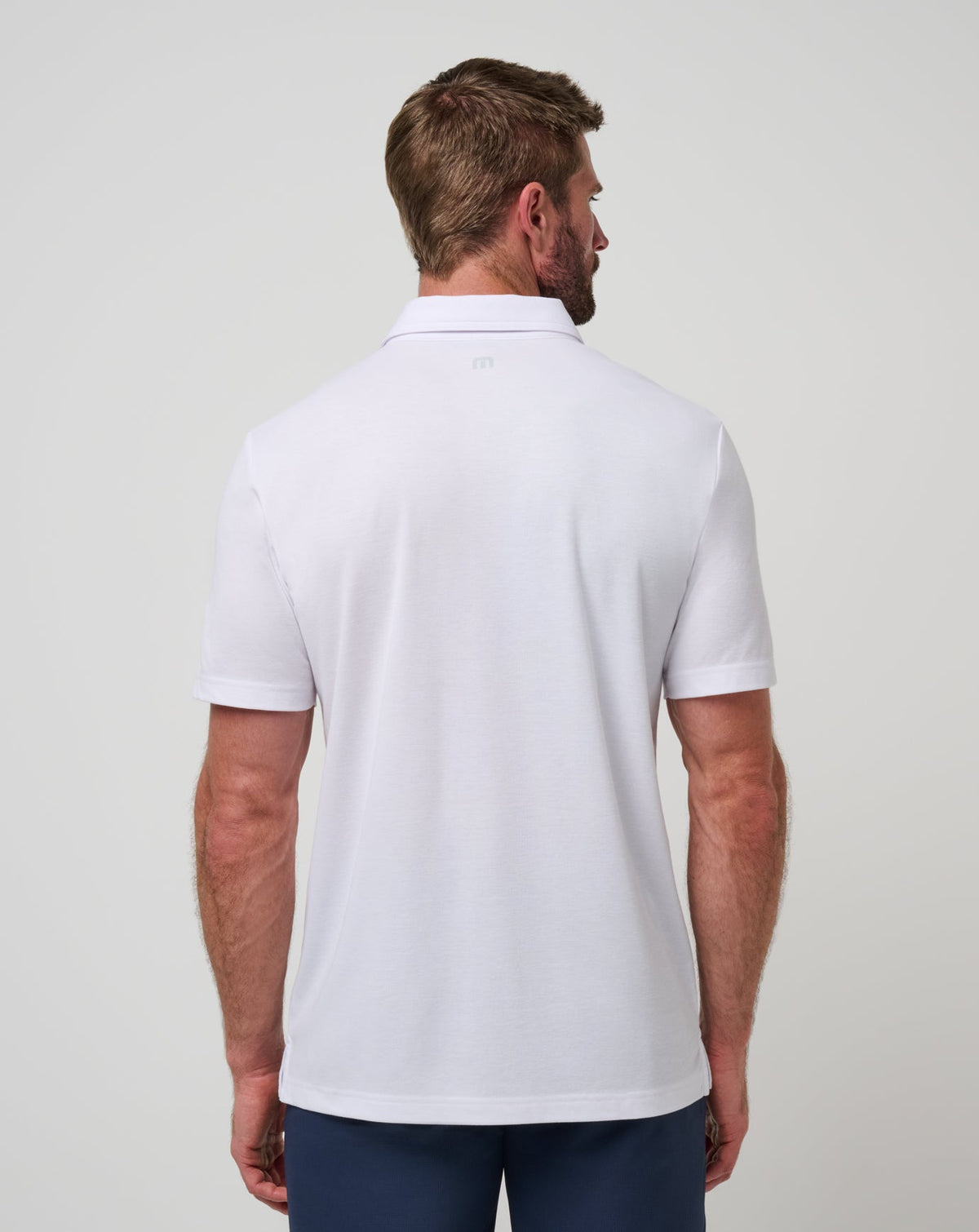 TravisMathew | Kansas Top Recruit Polo - White/Blue