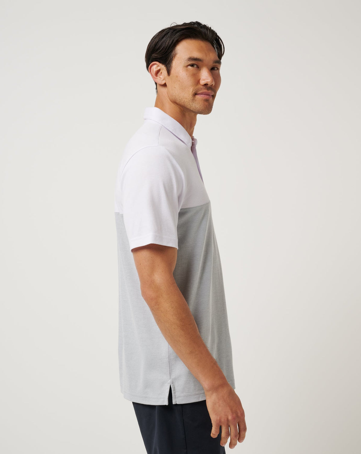 TravisMathew | ASU Drop Back Polo - White/Heather Grey