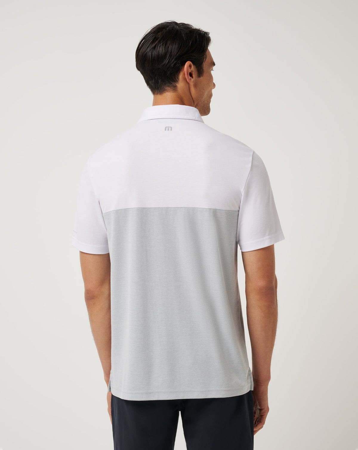 TravisMathew | ASU Drop Back Polo - White/Heather Grey