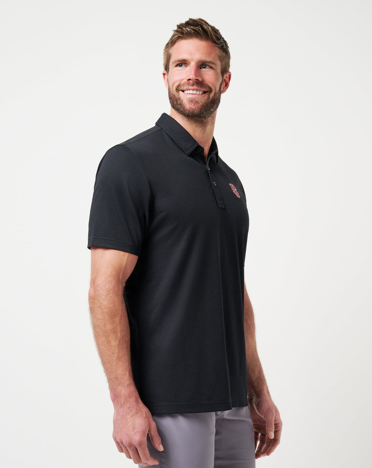 TravisMathew | Stanford School Pride Polo - Black