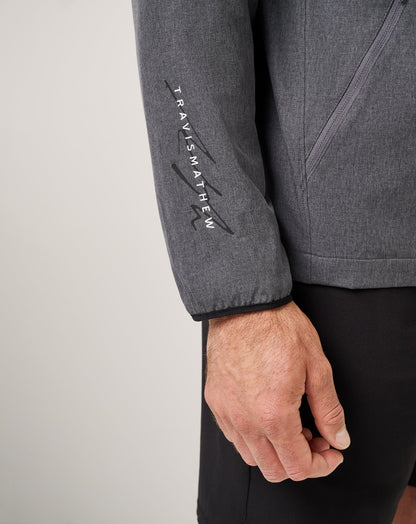 TravisMathew | Court Control Hoodie - Heather Dark Grey