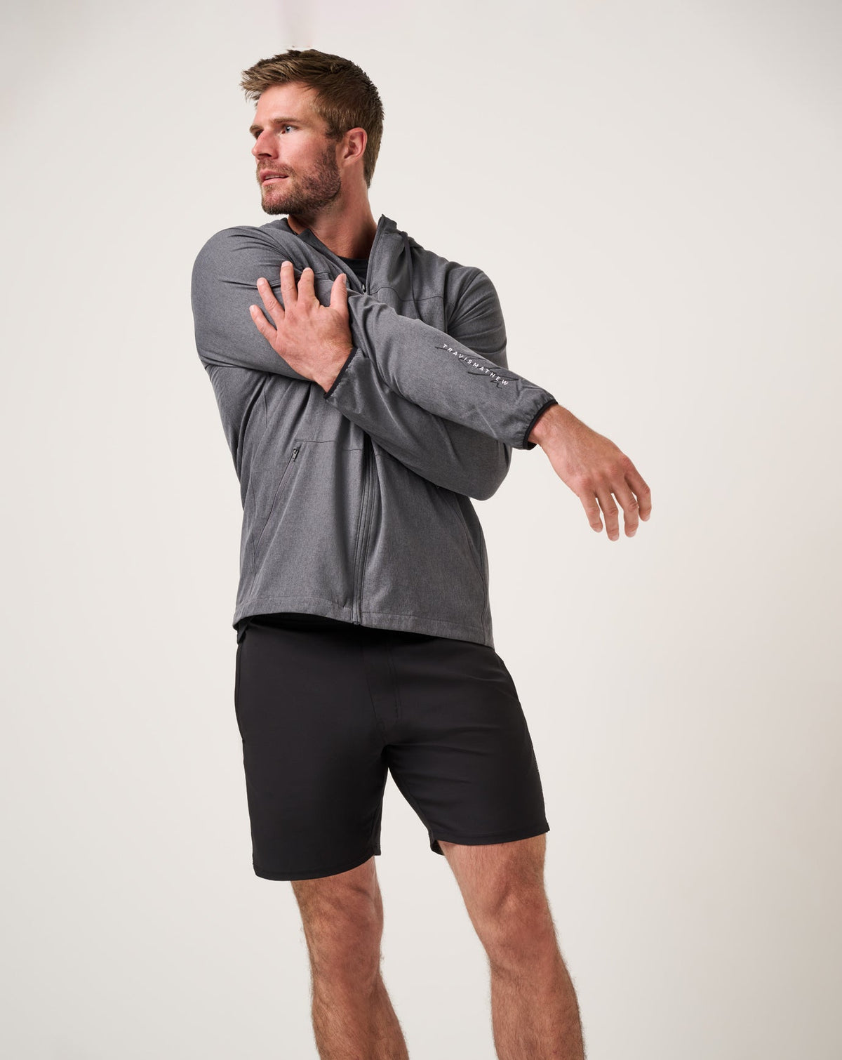TravisMathew | Court Control Hoodie - Heather Dark Grey