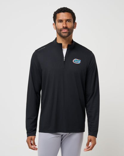 TravisMathew | Florida Time To Tailgate Quarter Zip - Black